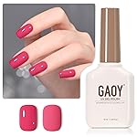 GAOY Pink Gel Nail Polish, 16ml Soak Off Gel Polish, UV Light Cure for Nail Art DIY Manicure at Home, 2003 Berry Pink