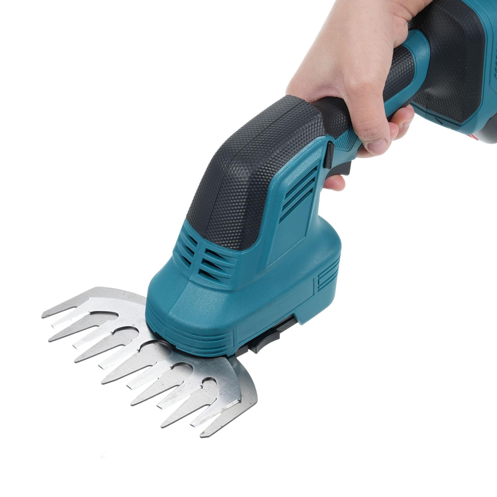 Cisaille à Gazon et Coupe-arbustes 2 en 1 Taille-haie électrique portatif 21 V et Coupe-Herbe Coupe-arbustes et Coupe-Herbe pour pelouse de Jardin avec 2 Batteries et Chargeur 2,0 (EU Plug & 1