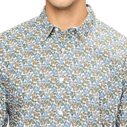 Image of Pepe Jeans Men's Casual Shirt | Trendy Printed Shirt for Men| Regular Fit | Full Sleeve | Available in Plus Size, Cotton
