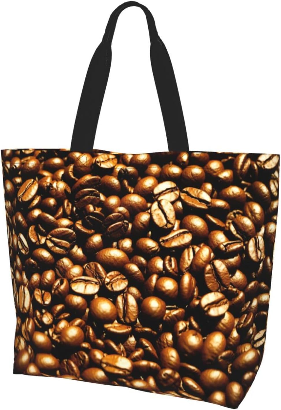 Funny Roasted Coffee Beansprint Women Men Large Capacity Crossbody Bags Daily Use Travel Work Fashion Accessory