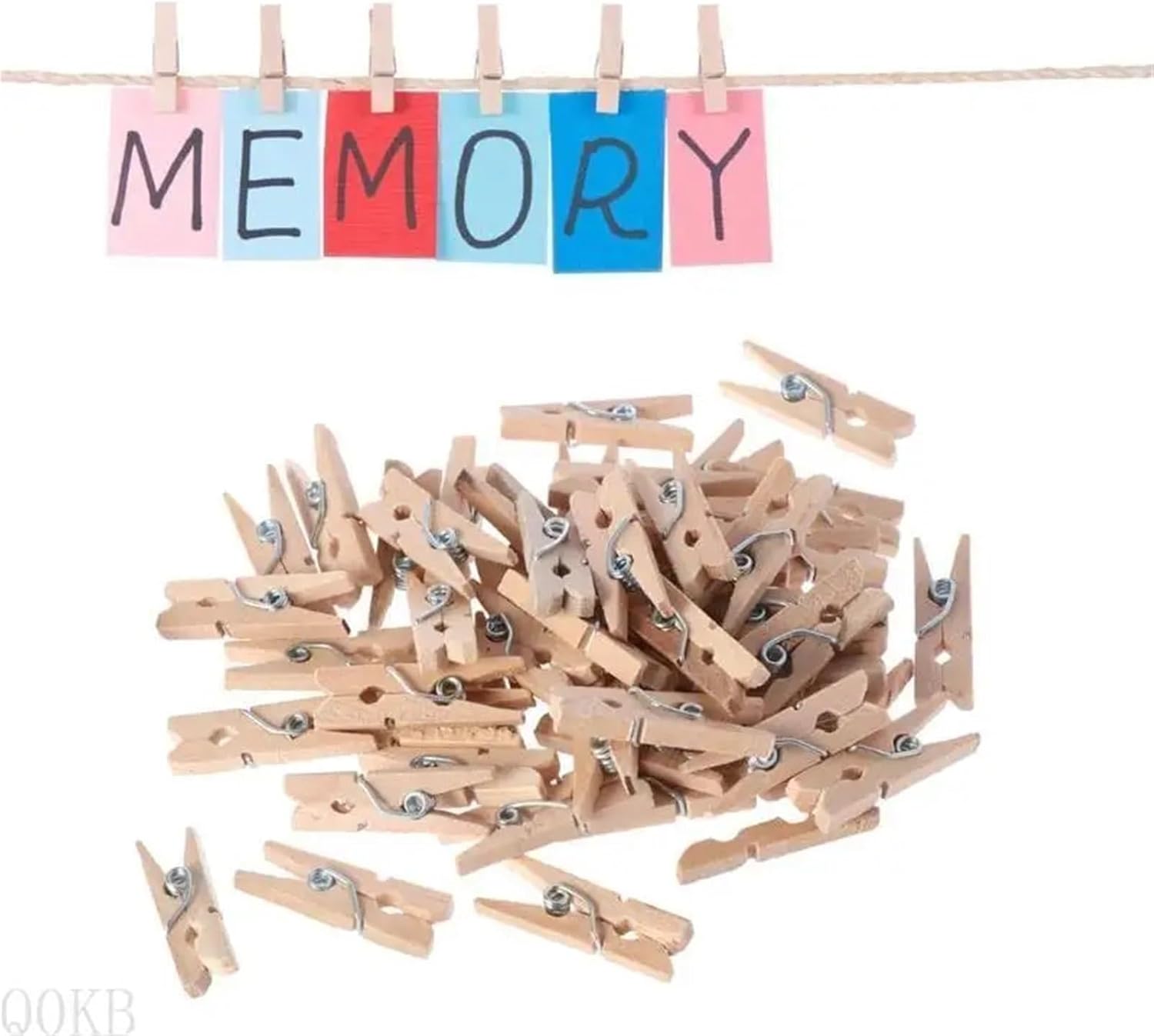 Clothes Pin 500Pcs Mini DIY Wooden Clothes Photo Paper Pegs Clothespin Cards Craft Clips Mini Size Clothespins