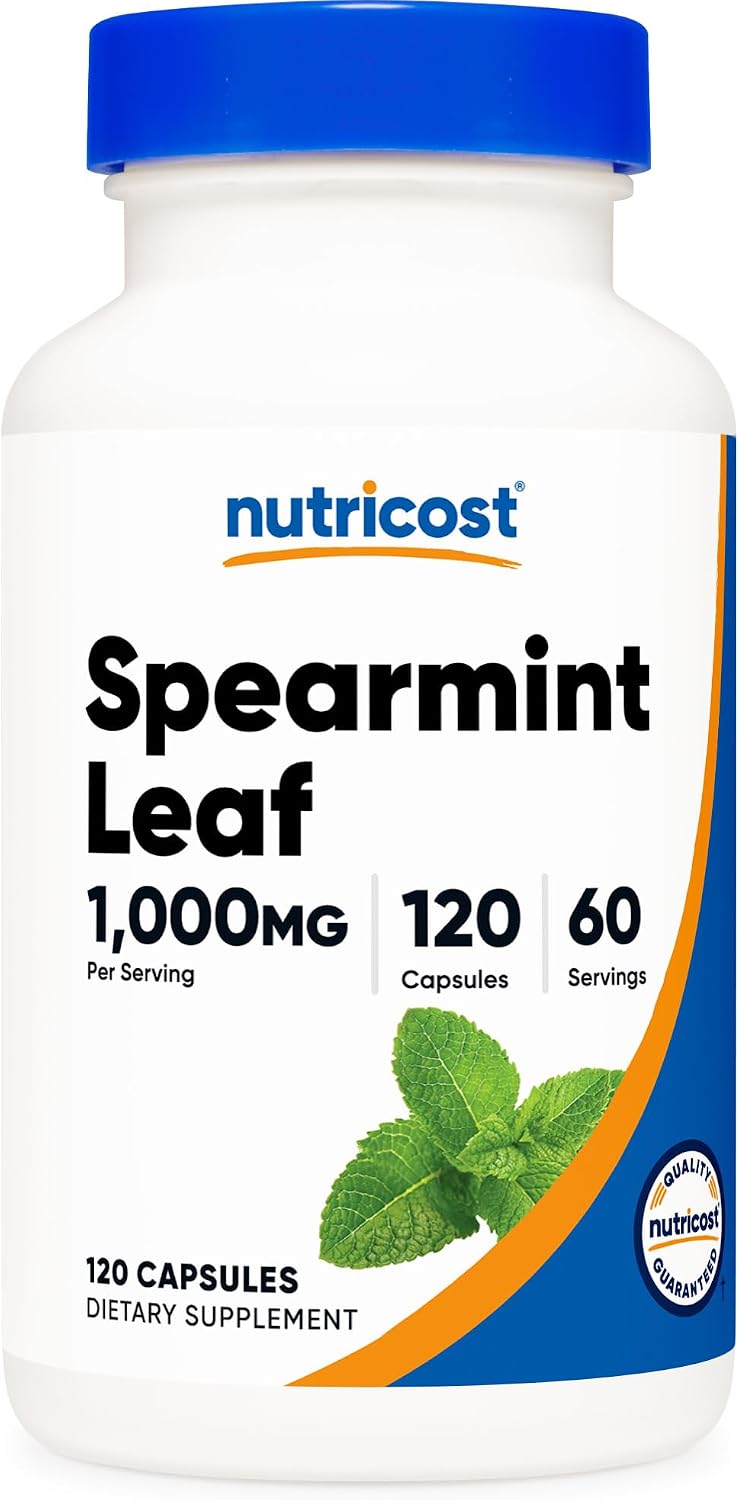 Nutricost Spearmint Leaf (1000mg) 120 Capsules, Spearmint Supplement