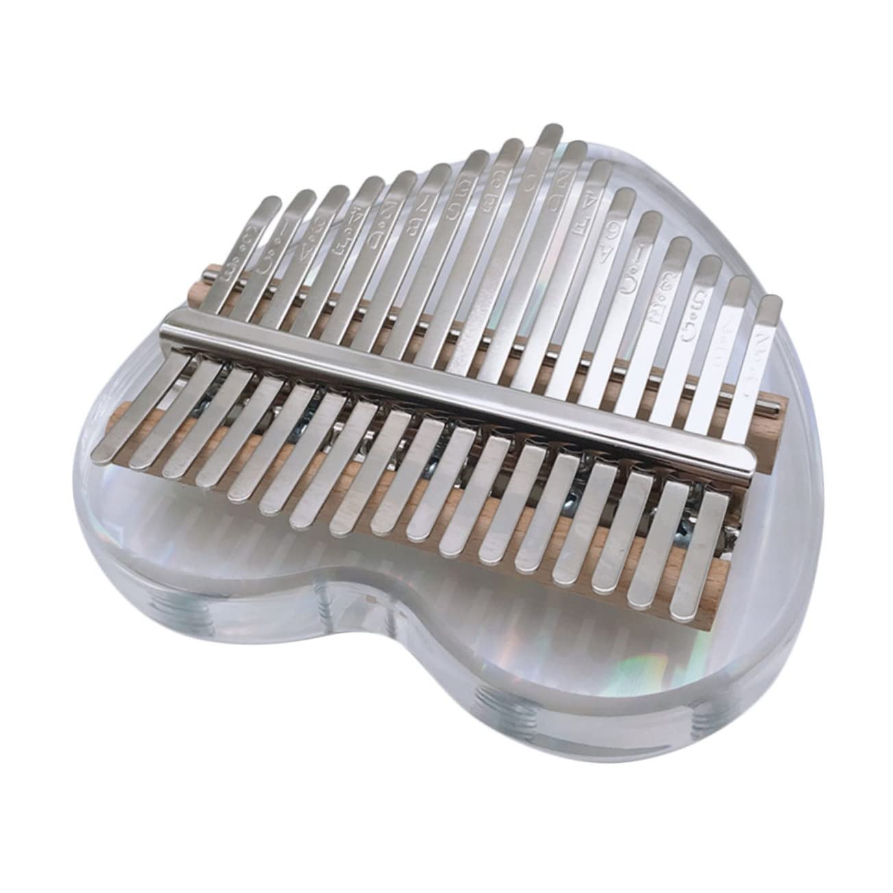 FUNOMOCYA Portable Acrylic Mini Thumb Piano 17 Keys Crystal Finger Piano for Beginners Boys and Girls Adults Home Party