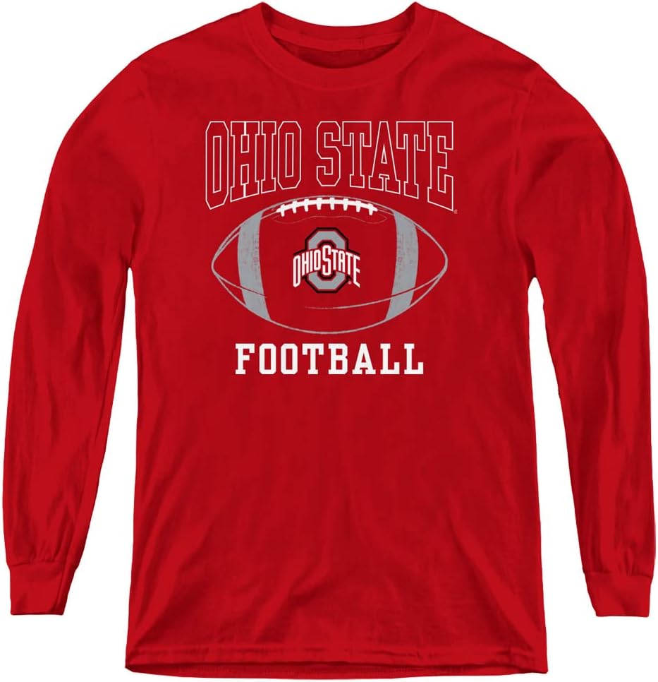 The Ohio State University Official Football Ball Youth Long Sleeve T Shirt
