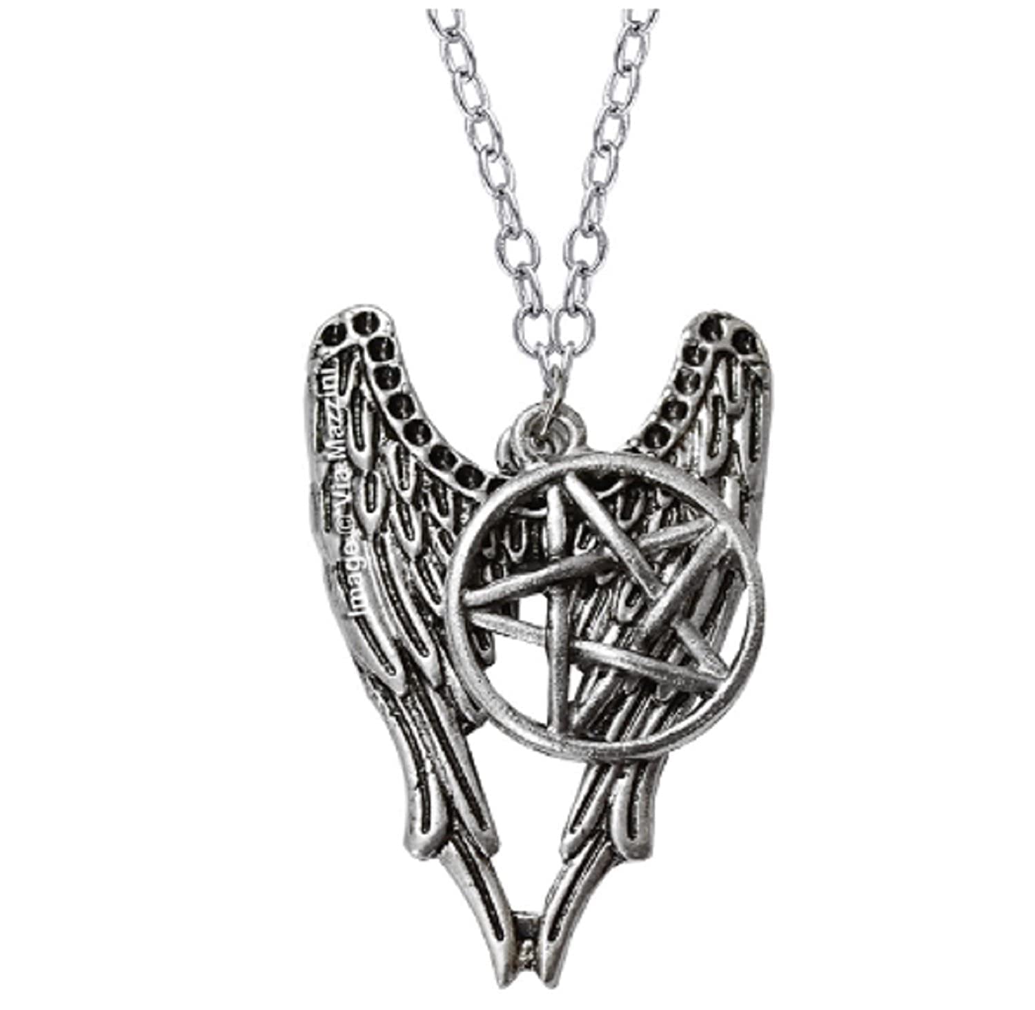 See full amazon price history chart for RVM Jewels Supernatural Pentagram Protective Pendant With Silver Plated Necklace Jewelry Accessory For Men and Women Silver RVM Jewels Supernatural Pentagram Protective Pendant With Silver Plated Necklace Jewelry Accessory For Men and Women Silver (B09W3HKZT8) Amazon Price History, Amazon Price Tracker