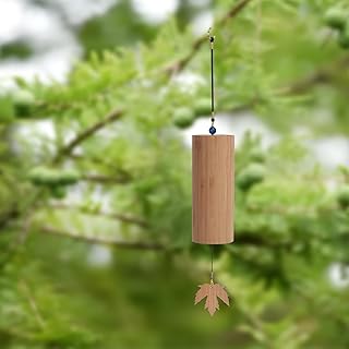 SoeKoa Meditation Chimes, Bamboo Wind Chimes, Wood Wind Chimes for Sound Healing, Meditation, Relaxing, Unique Decor Gift for Outdoor