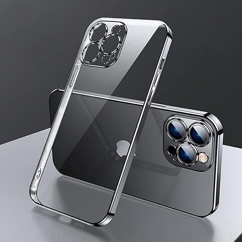 Miniatura 10 de ZEZHOU Funda protectora transparente para iPhone 13 Pro, diseño para iPhone 13 Pro con funda delgada, a prueba de golpes, para mujeres adolescentes