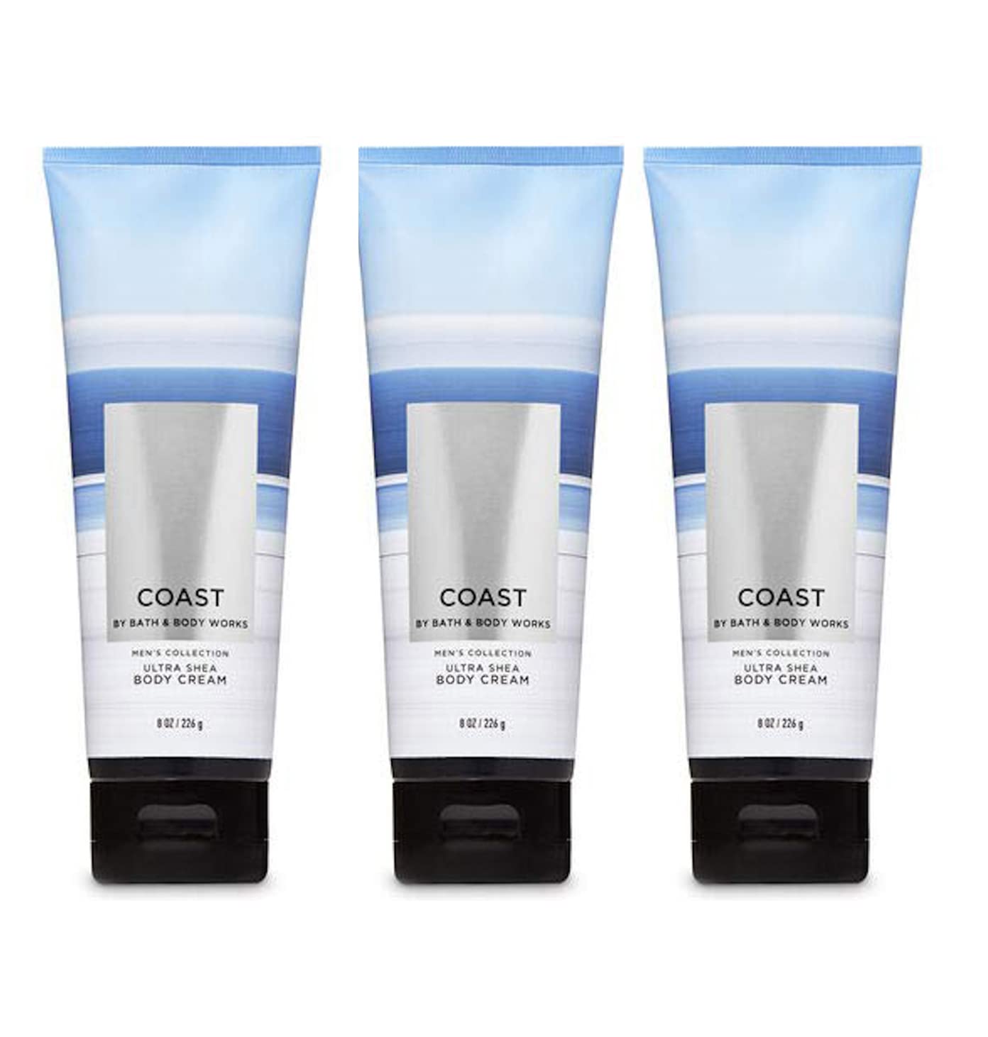 Bath and Body Works Clean Slate For Men Signature Ultra Shea Body Cream 8 fl oz Pack Of 3 (Clean Slate) : Beauty & Personal Care