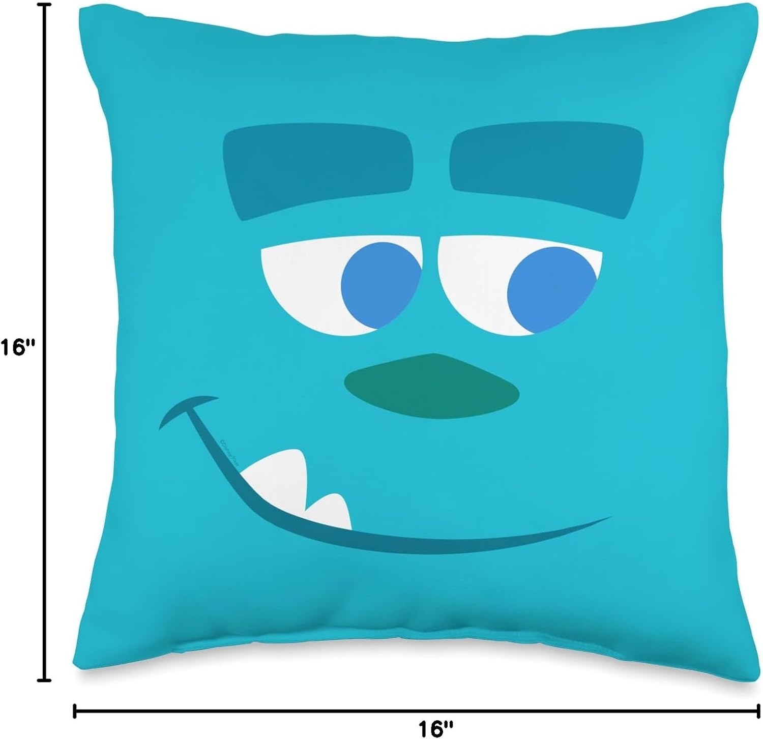 Disney PIXAR Monster, Inc. Sulley Face Throw Pillow
