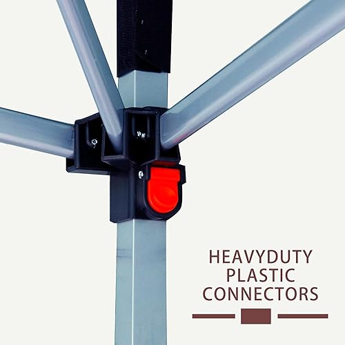 Miniatura 5 de SlowSnail Tienda de campaña desplegable para exteriores con pared lateral, parasol instantáneo de 10 x 10 pulgadas, color blanco