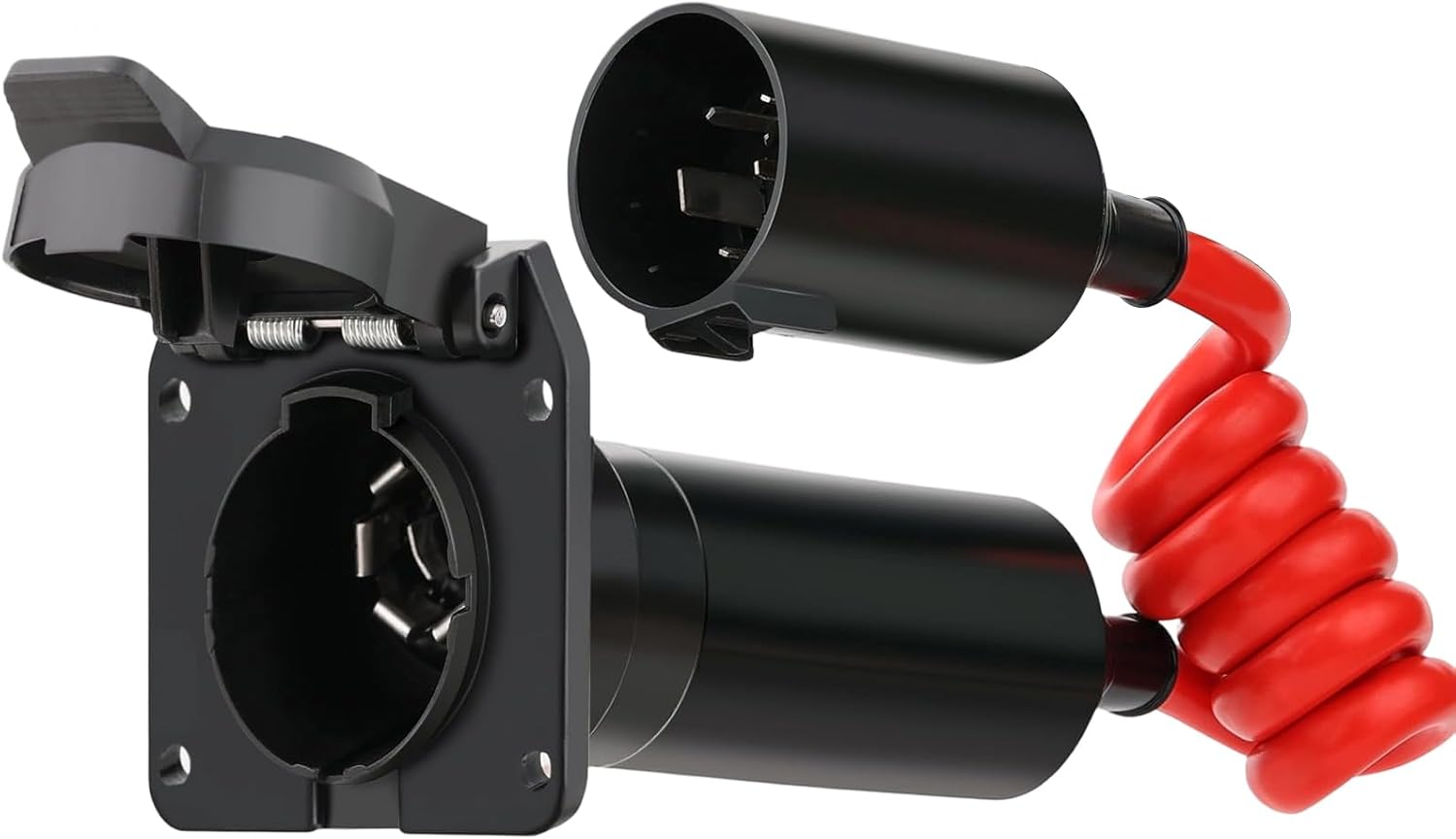 Trailer Brake Controller with Bluetooth Compatible with Cadillac & Chevrolet & GMC 7 Pin Electric Trailer Connector 924-307