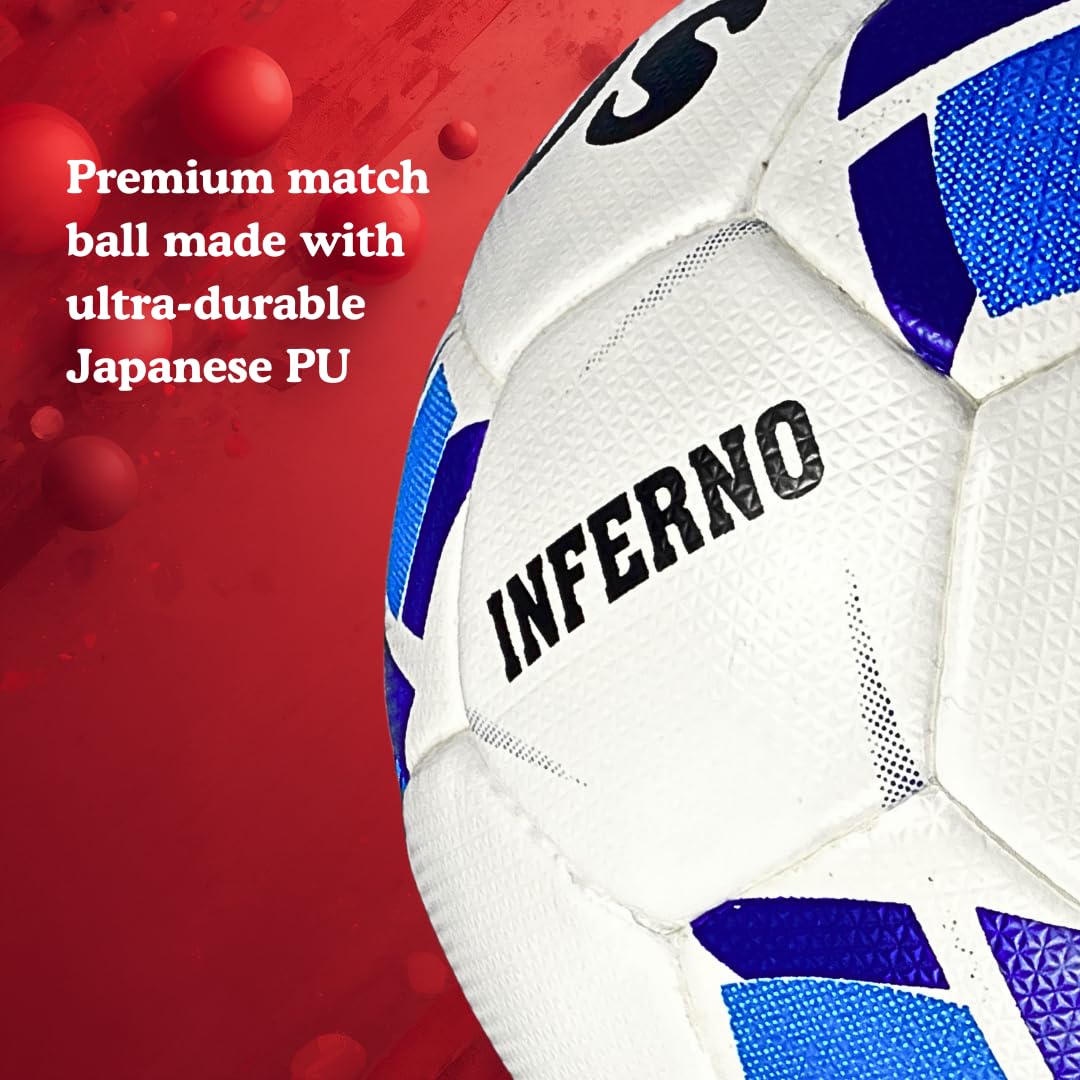 AMOS Inferno Classic (Size 5) Football with Pump 2