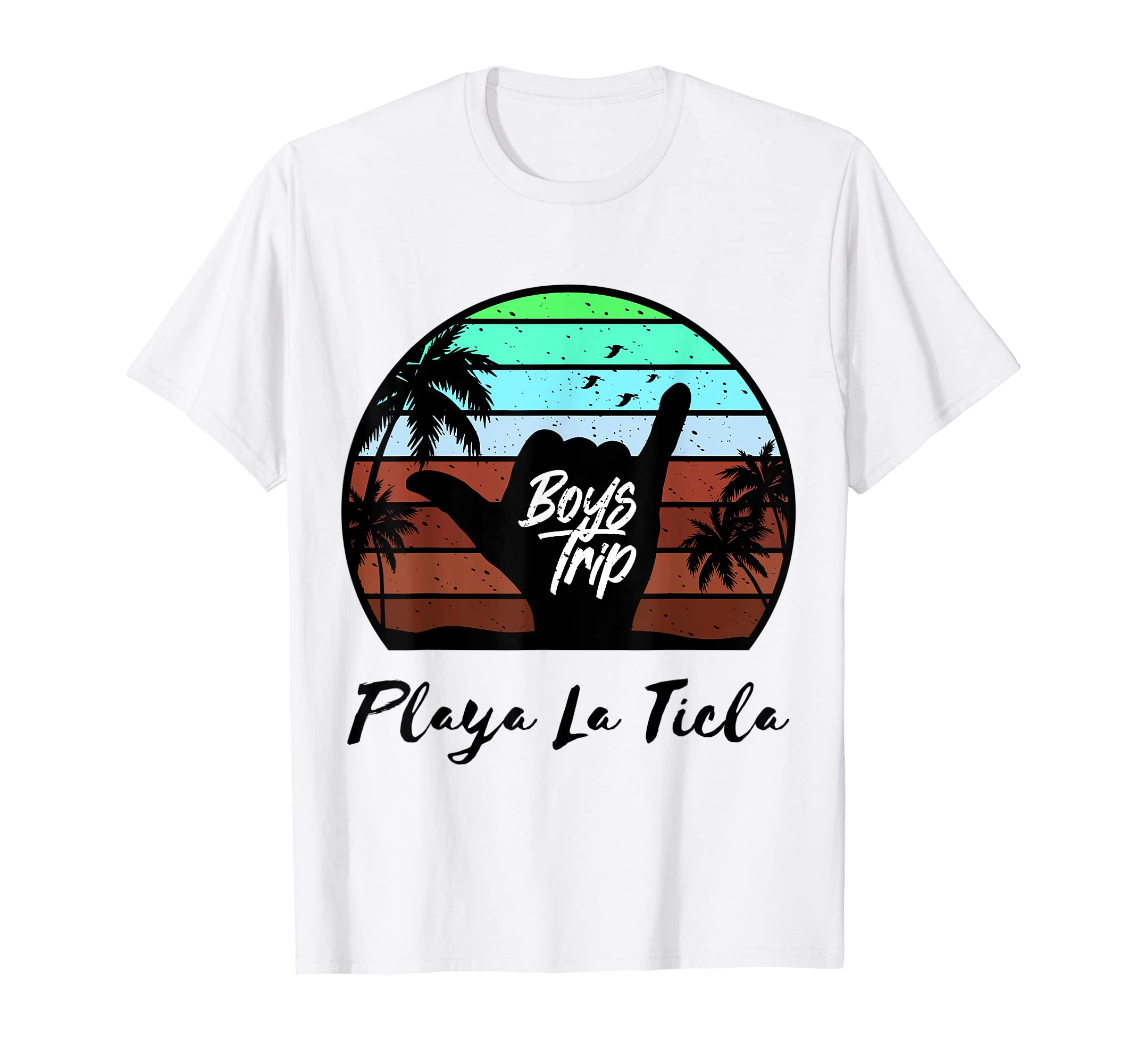 Playa La Ticla Guys Mexico Trip Matching Vacation T-Shirt
