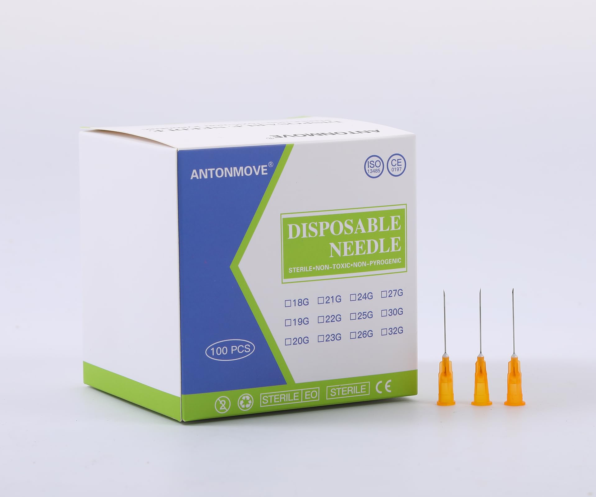 Accesorios de dispensación, suministros de laboratorio, piezas industriales de acero inoxidable para laboratorio, 100 unidades (25G13MM)