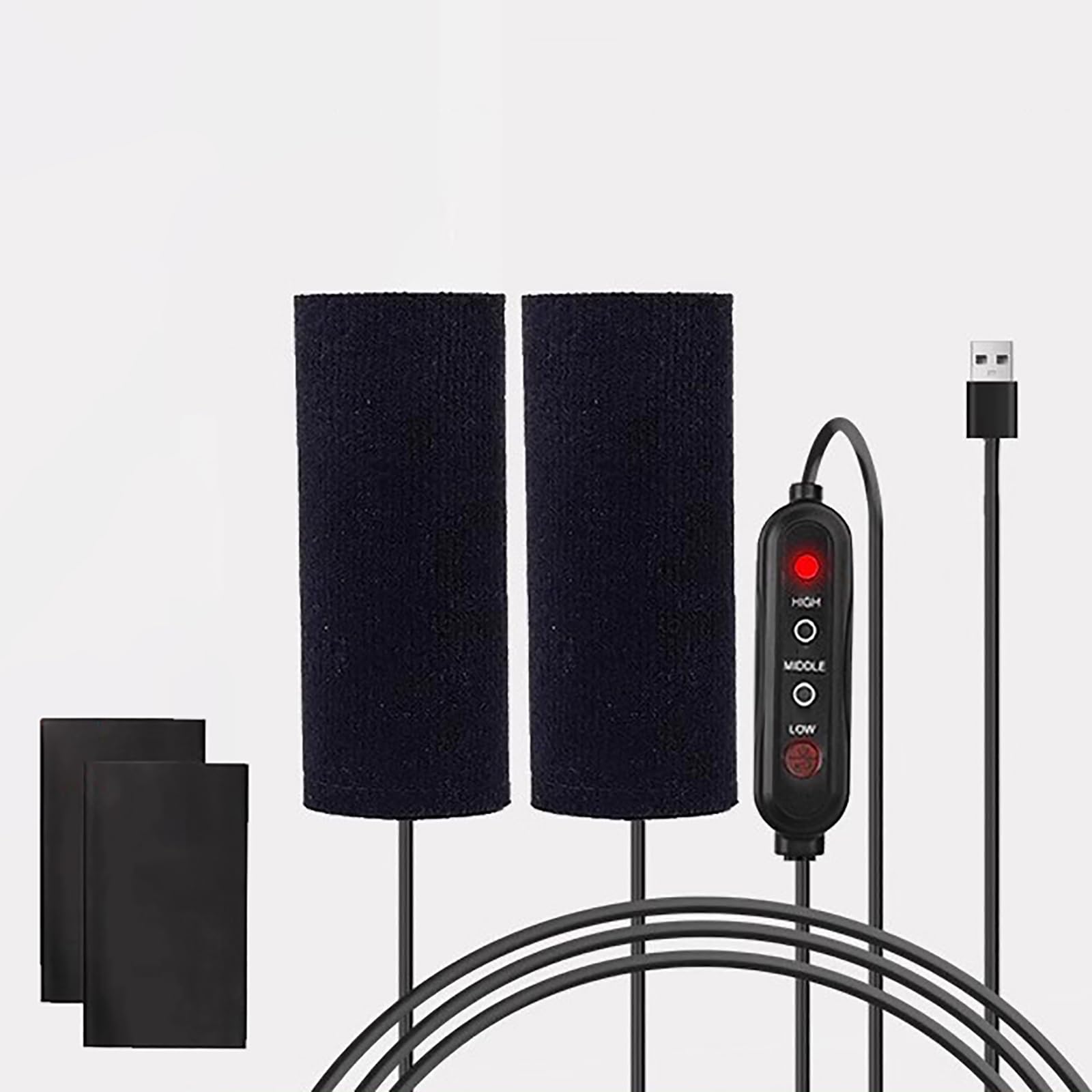 LECREA 1 Ensemble Poignées Chauffantes Poignées de Moto pour Integra 750, 3 Niveaux de Température avec Arrêt Automatique, pour Moto, Scooter, Vélo Électrique