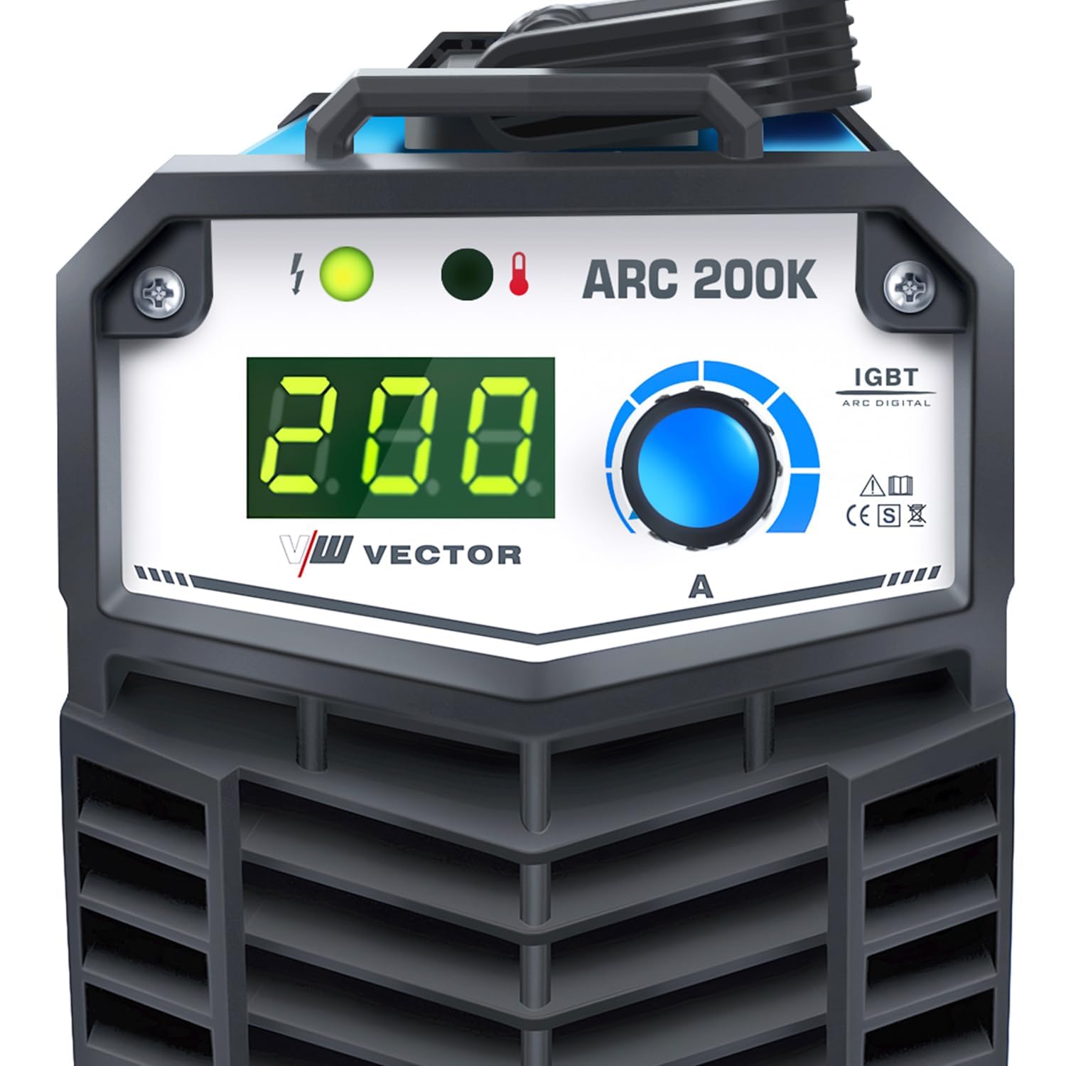 Spawarka elektrodowa 200 A MMA spawarka inwertorowa inwerter elektrody spawarka elektryczna 200 A zestaw ARC200K VECTOR WELDING