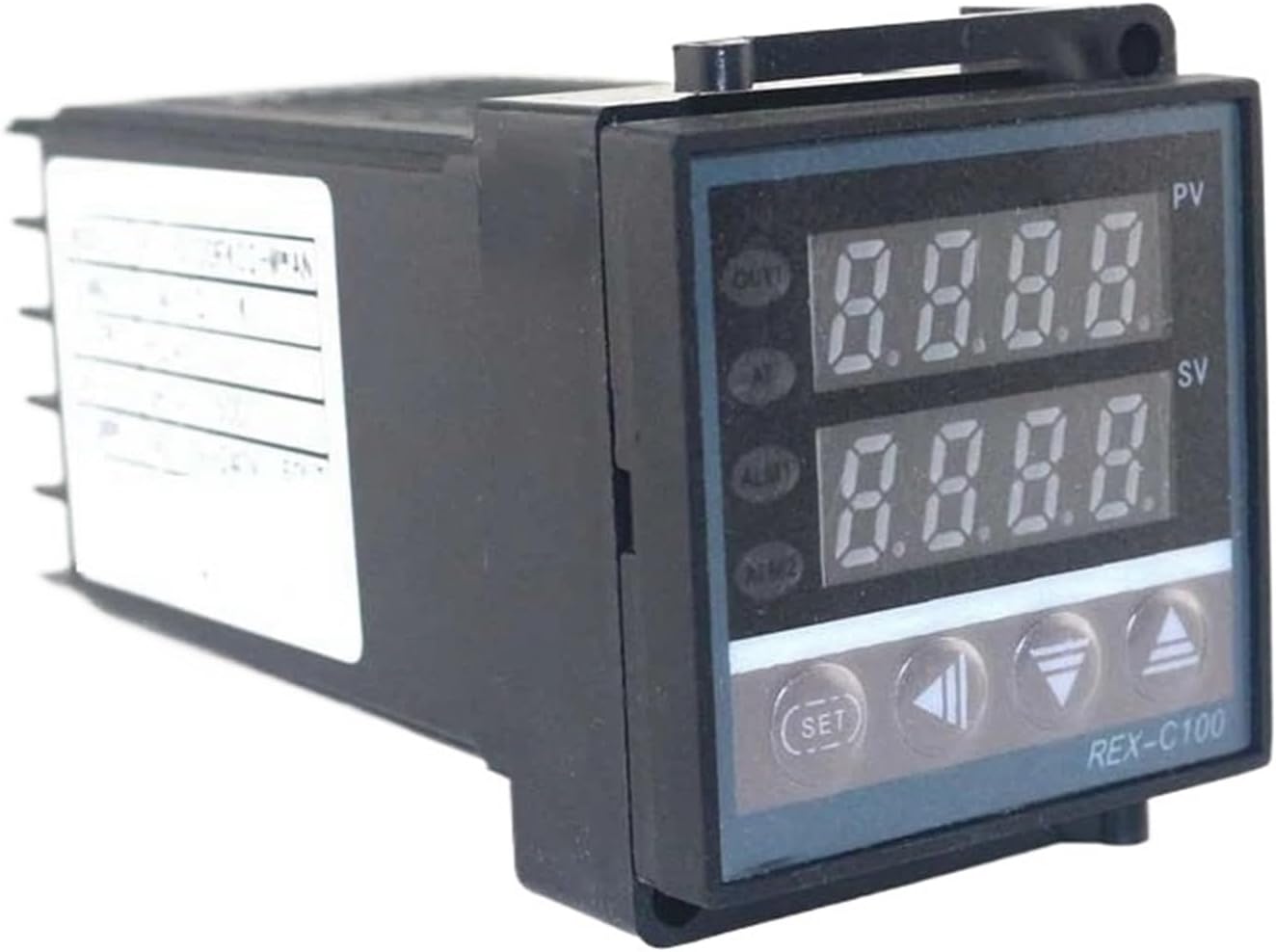 1pcs Dual Digital PID Temperature Controller Thermostat REX-C100 thermocouple K SSR 40A SSR-40DA 110V 220V Programmable(Set 4)