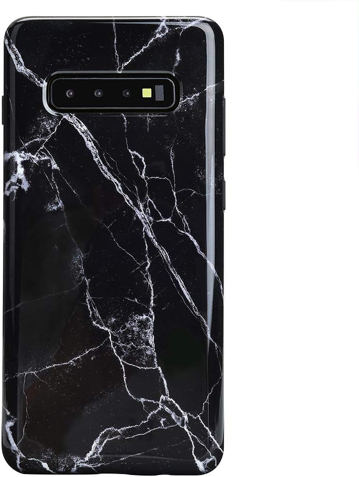 Velvet Caviar Case Compatible with Samsung Galaxy S10 - Cute Protective Phone Cases for Girls Women (Black Marble)