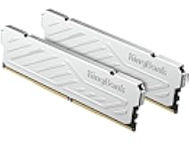 Computer Desktop Memory Ram DDR5 32GB(2x16GB) 6000MT/s CL36 1.35V Overclocking XMP 3.0 & AMD Expo with Heatsink for PC Gaming/Office/PS,Silver