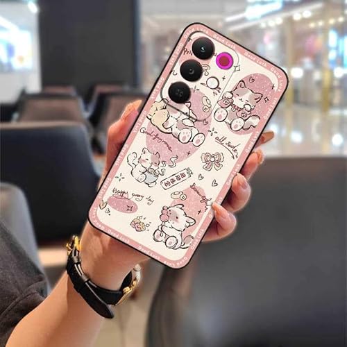 Phone Case Compatible with Realme15X 5G Global, Soft case Shockproof Phone Pouch Cute Animals Durable Dirt-resistant Full wrap A