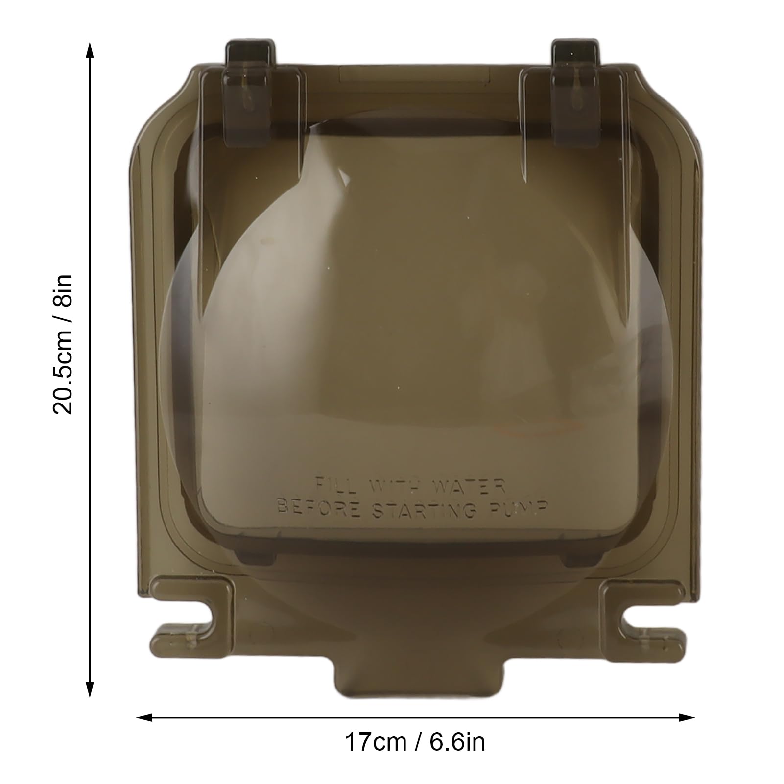 Tapa De Bomba De Piscina SP1600X5, Repuesto Tapa SP1600X5 con Junta, Pieza Duradera para Accesorios para Depuradora, 20,32x16,76 Cm Filtro