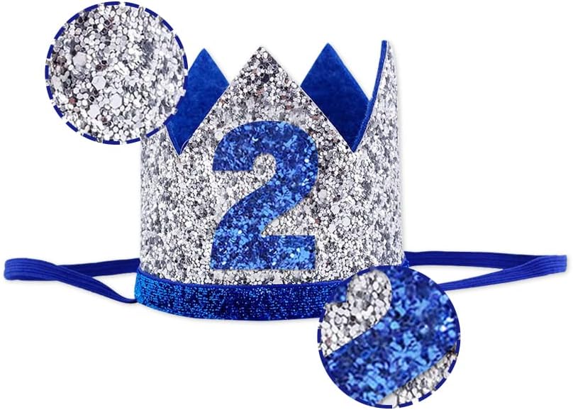 Baby 2 st Birthday Hat, Birthday Party Decorations, Kids Party Props Shooting, Party Supplies