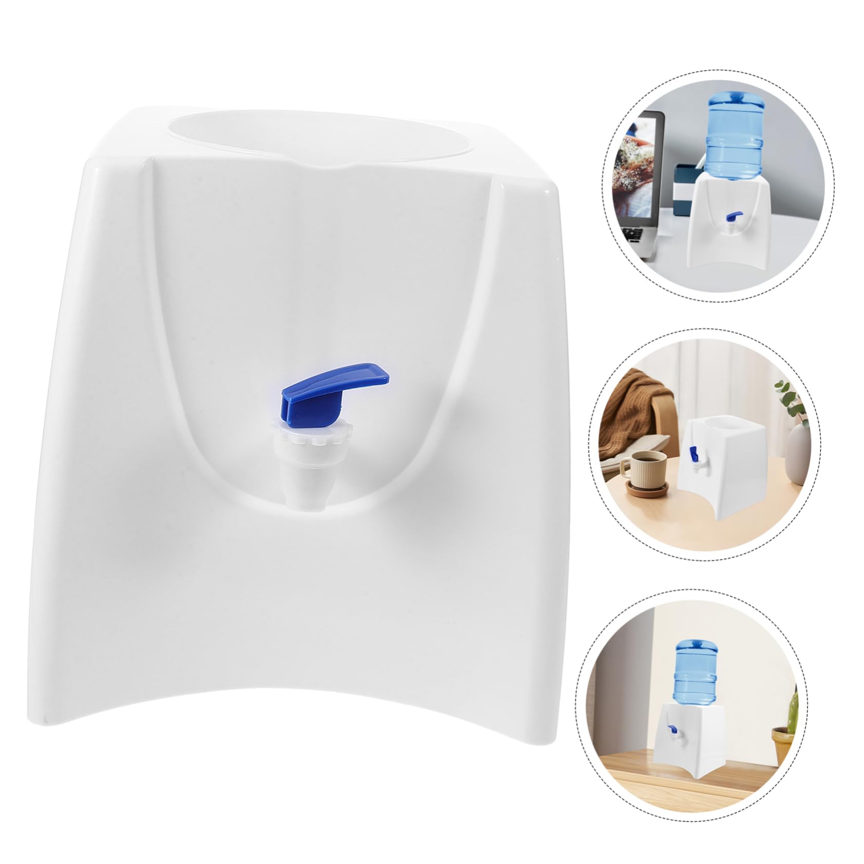 Plástico Mini Dispensador de Agua Grifo de Escritorio Blanco