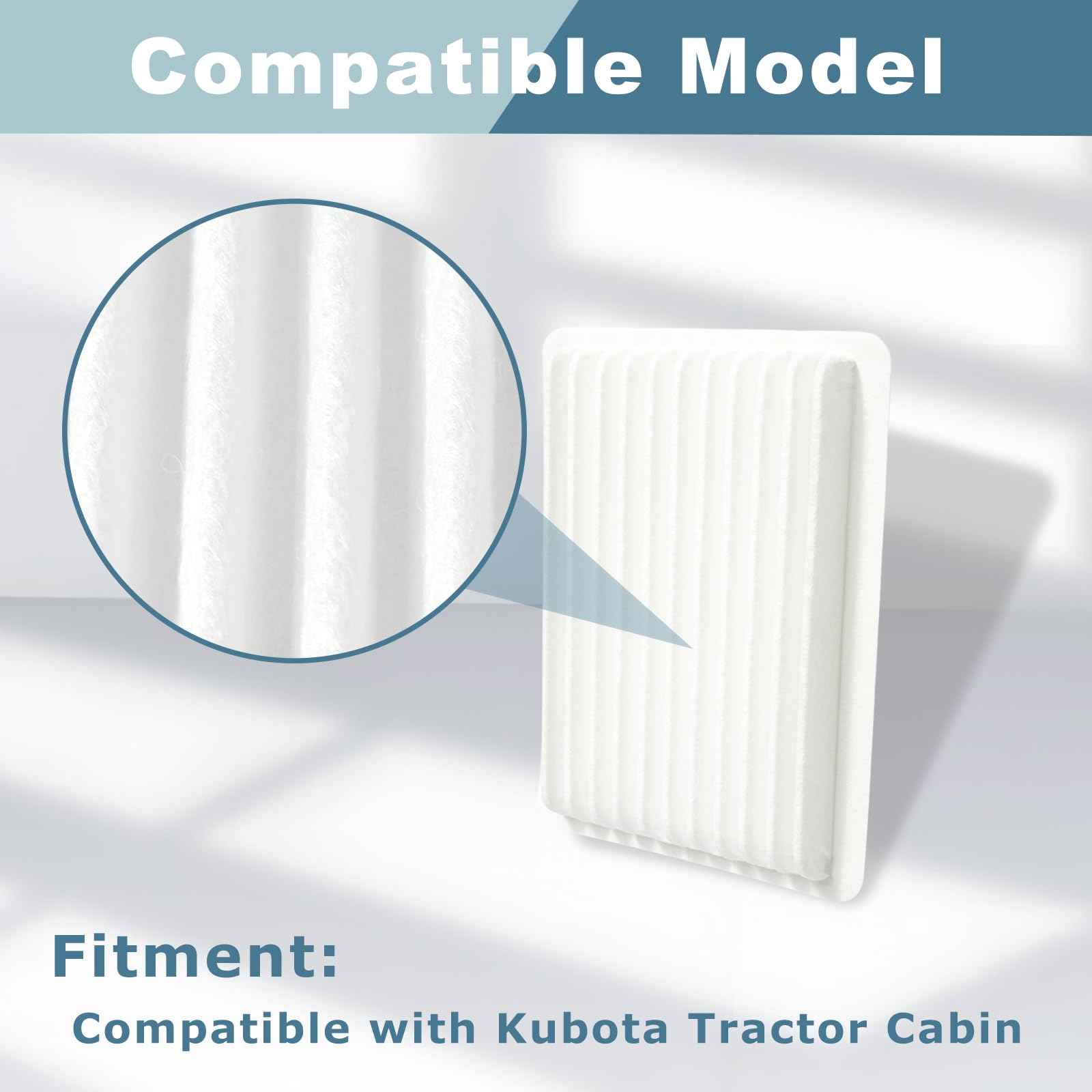 Kit filtro aria per cabina trattore Kubota sostituisce 6A671-75090 014520-0804 e T1855-71600