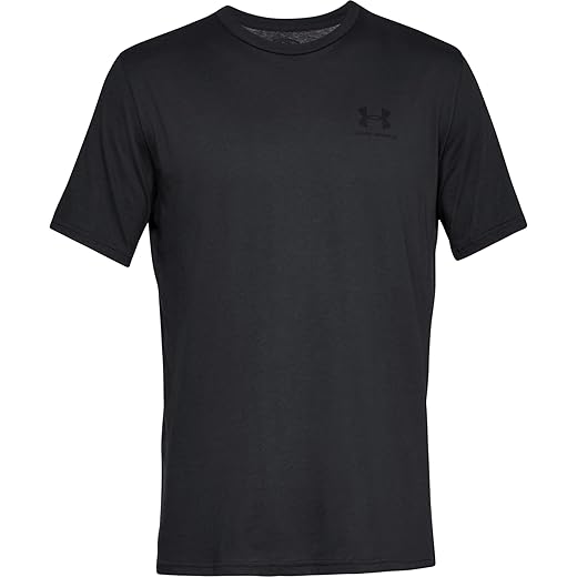 Under Armour Sportstyle LC SS Camiseta, Hombre, Negro, M
