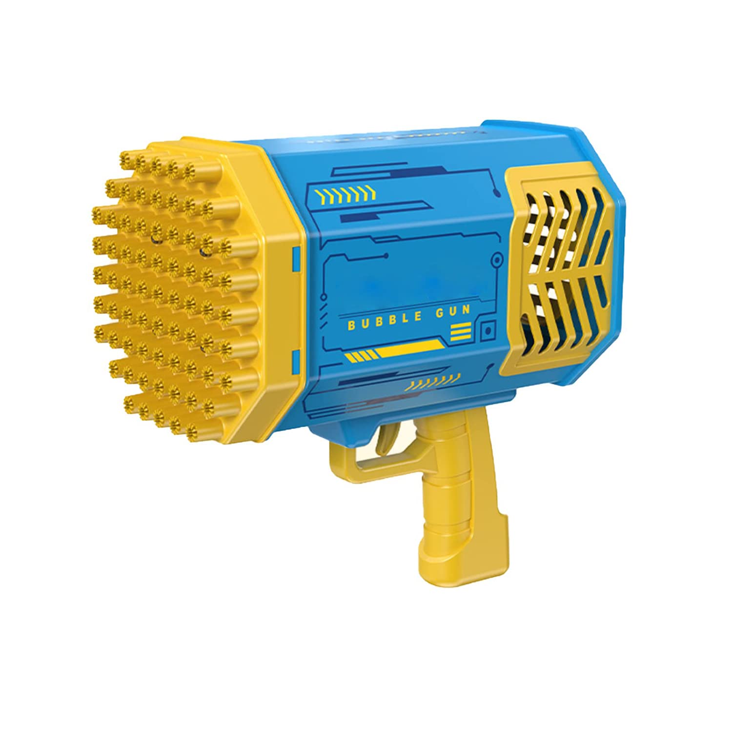 NC NC NC NC NC Bubble Gun with 69-Hole and 2 Bottles Bubble Refill Solution for Kids Adults, Bubble Blower for Bubble Guns Party Wedding Favors, Summer Toy, Outdoors Activity, Easter, Birthday Gift