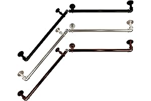 Rod Desyne 1" Blackout Corner Curtain Rod, 48-84"