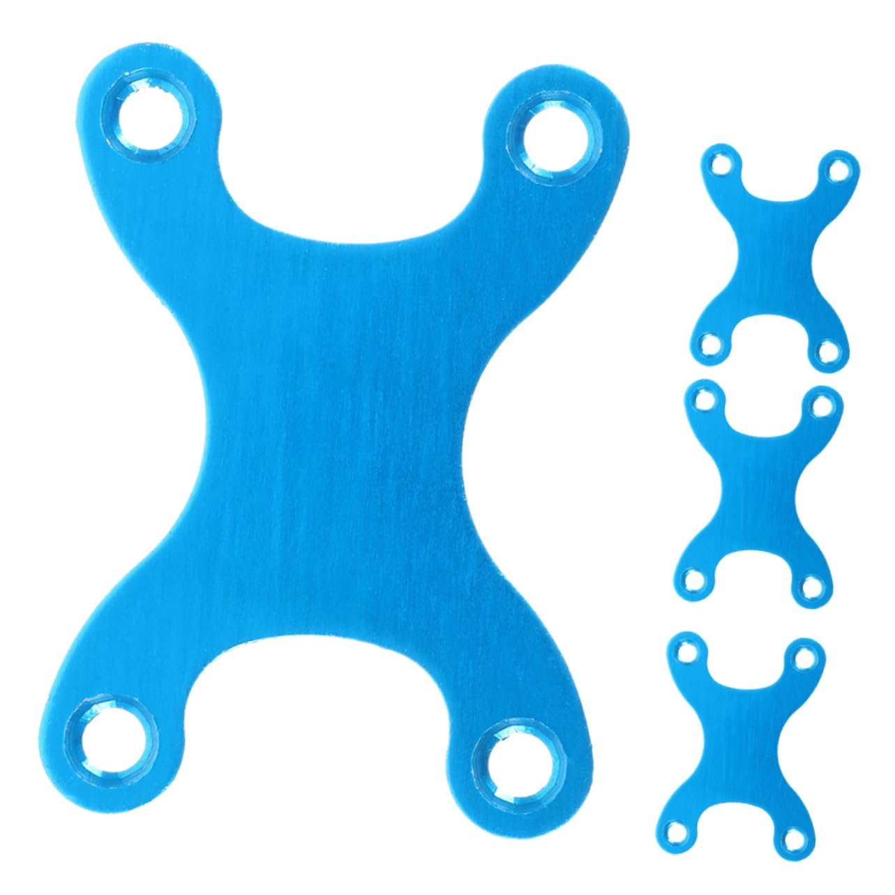 Parliky 4pcs Aluminum Skateboard Bridge Gasket Fixing Skateboard Bridge Support
