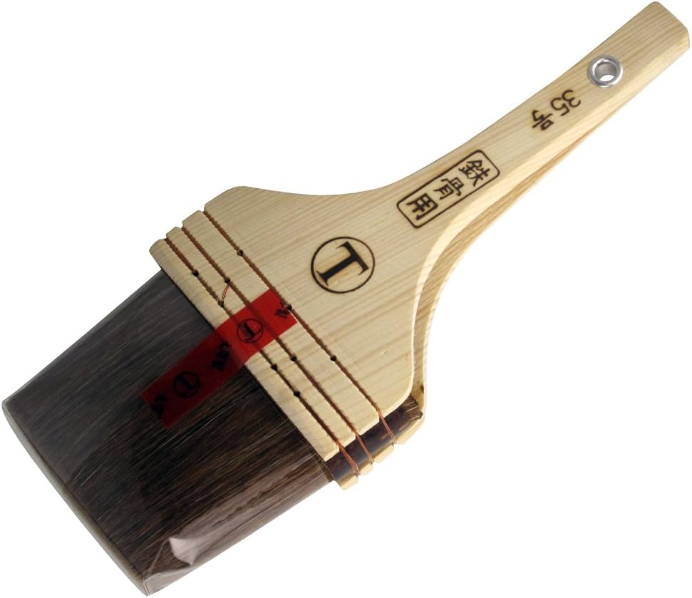 Otsuka Brush Steel Frame Bridge Brush for Steel Flat Red No. 35