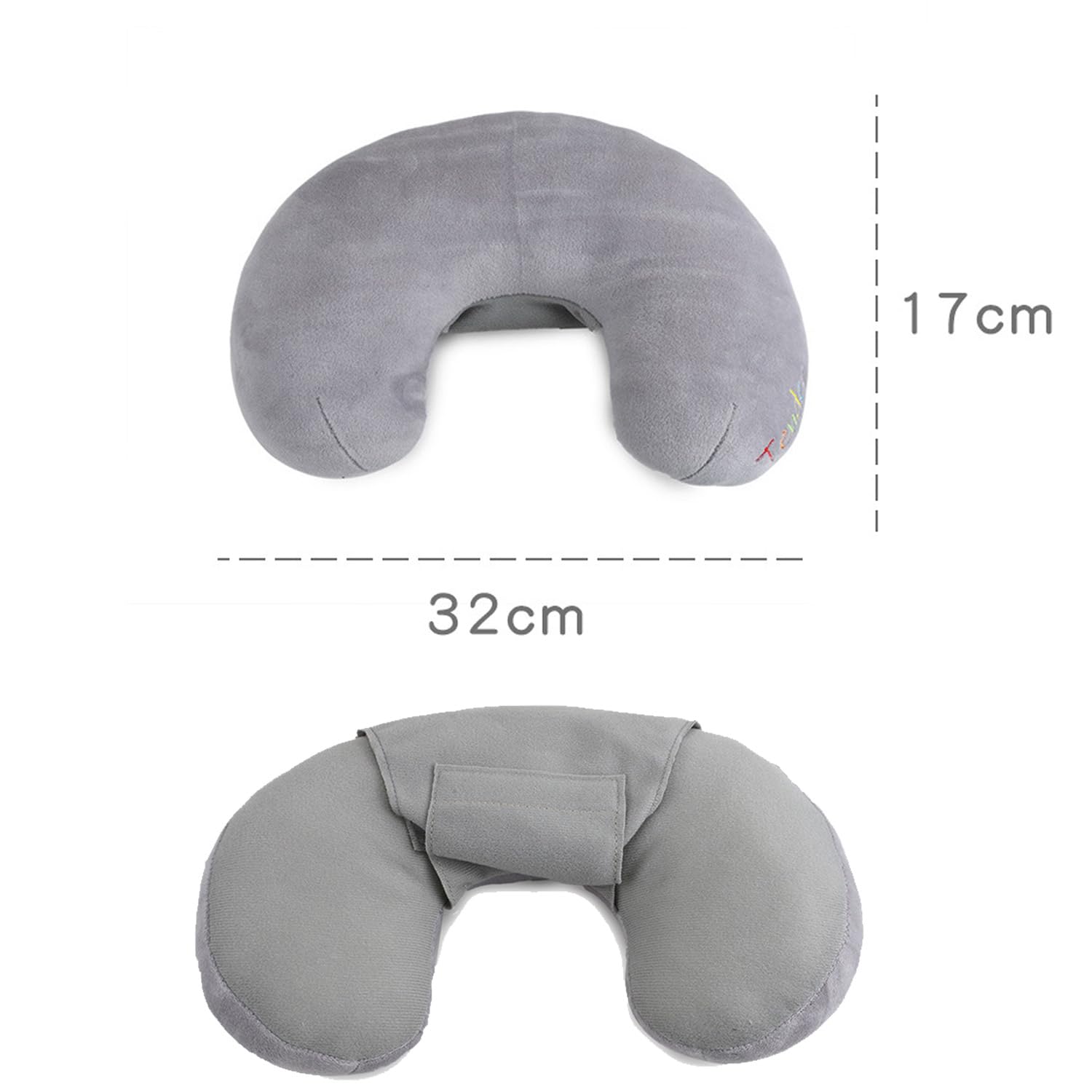 Cale-Tête Enfant Voiture - Oreiller Cervical Bébé Souple Et Lavable - Poussette & Siège Auto