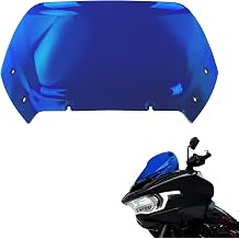 11.5" Windshield Windscreen Deflector For Harley Road Glide 2023.5-Later | 11.5" Height, Blue Finish, Wind Deflector Design, Includes Silicone Washers, Fits Harley Road Glide 2023.5-Later