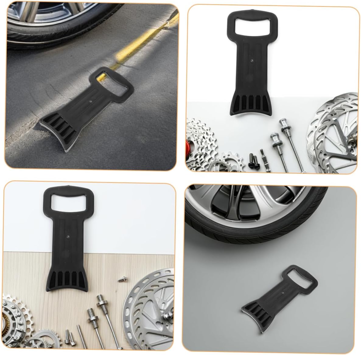 2pcs Tire Mount Pad for Easy Tire Installation Rim Clamp Tool for Cars and Trucks Accessory for Safe and Secure Mounting