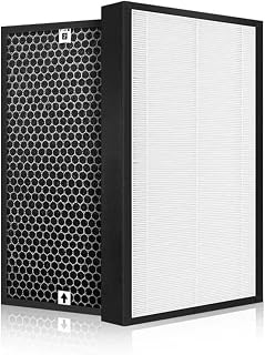 Replacement Filter Compatible With Sharp KC‑D50 Air Purifier | Precise size matching.Simple installation