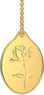 24K (999) Gold Coin Pendant 5 gram |Gold Coin cum Pendant for Birthday,