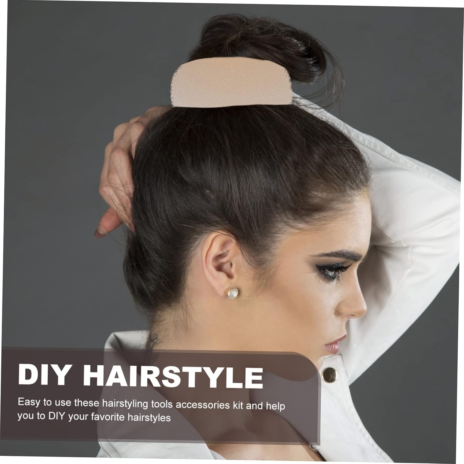FOMIYES 2sets Hair Bun Maker Kit Elastic Hair Ties and U-shaped Hairpins for Effortless Updos for Weddings Parties and Daily Styles Total Soft