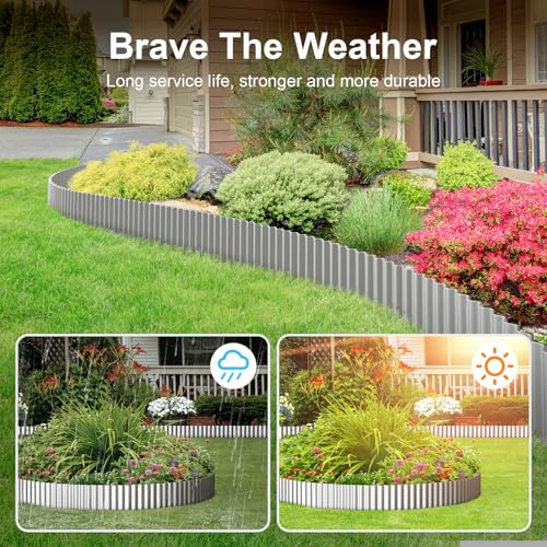 image for Land Guard Corrugated Garden Edging Border,6