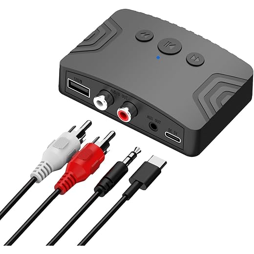 ETZIN Bluetooth Audio Adapter Dual Output