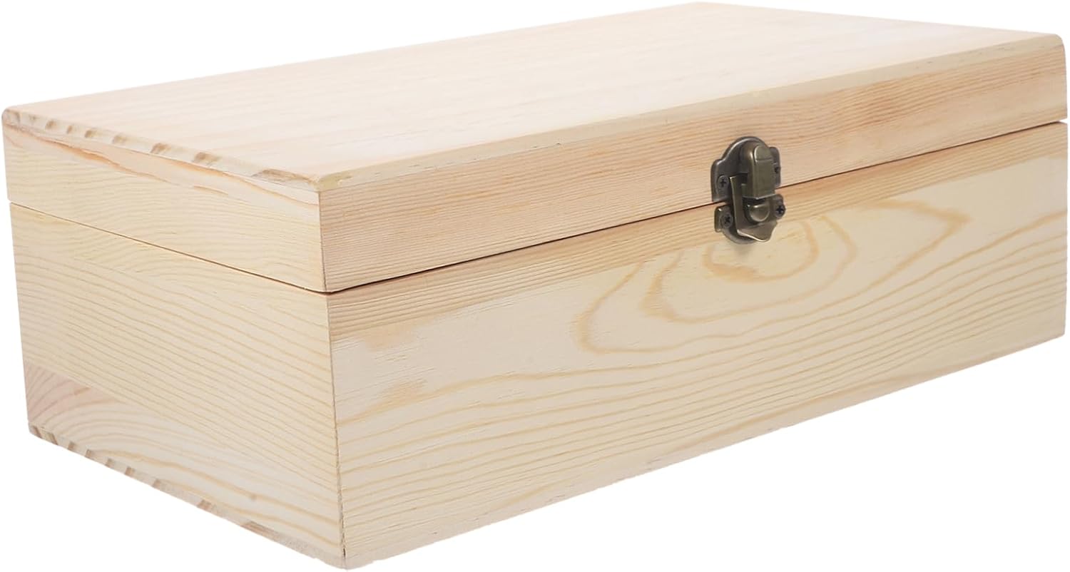 Wooden Essential Oil Box Essential Oil Storage Case for Bottles Aromatherapy Box Snap Buckle Closure Random Style