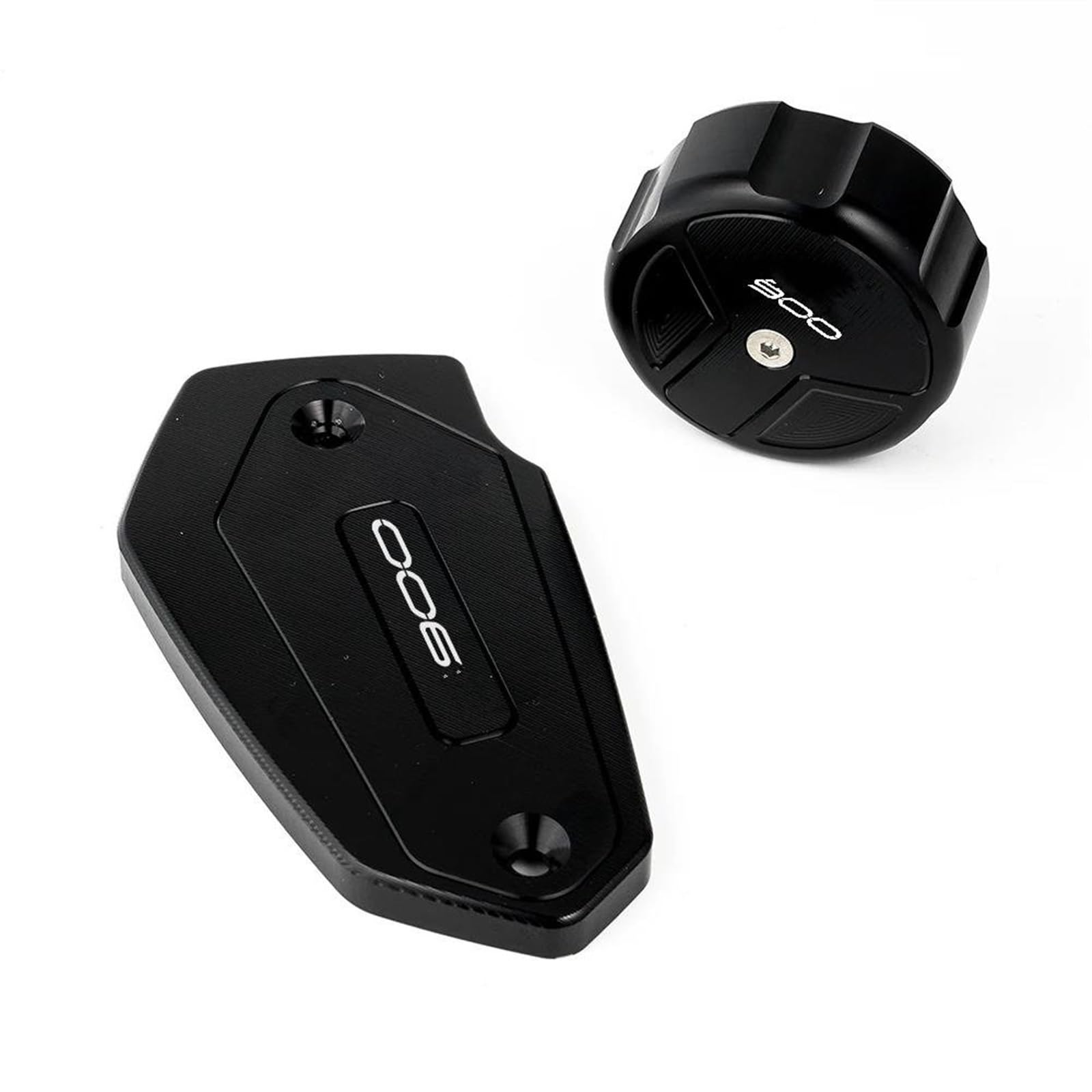 Tapa de líquido de frenos delantera y trasera para Kawasaki Z900, cubierta protectora negra 8