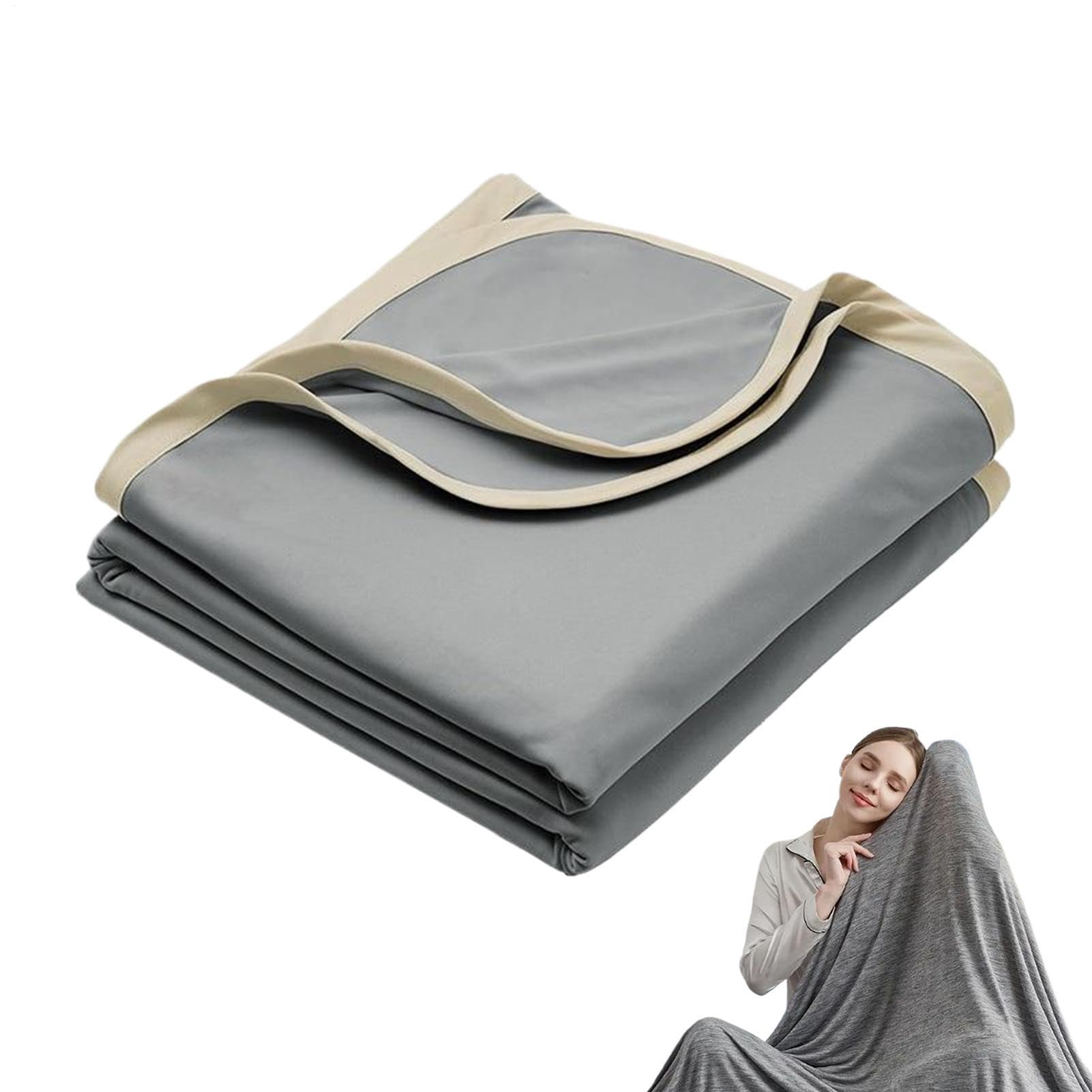 Couverture fraîche en tissu doux pour soulager les nuits trop chaudes d'été
