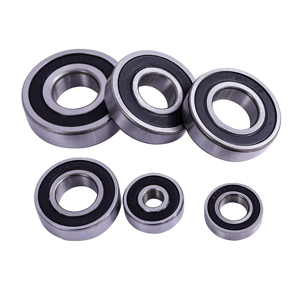 ZAS 10 Pack 6300-2RS Bearing - Lubricated Chrome Steel Sealed Ball Bearing  - 10x35x11mm Bearings with Rubber Seal & High RPM Support -  Ultra-Durability and High Pressure Survival : Amazon.sg: Industrial and  Scientific