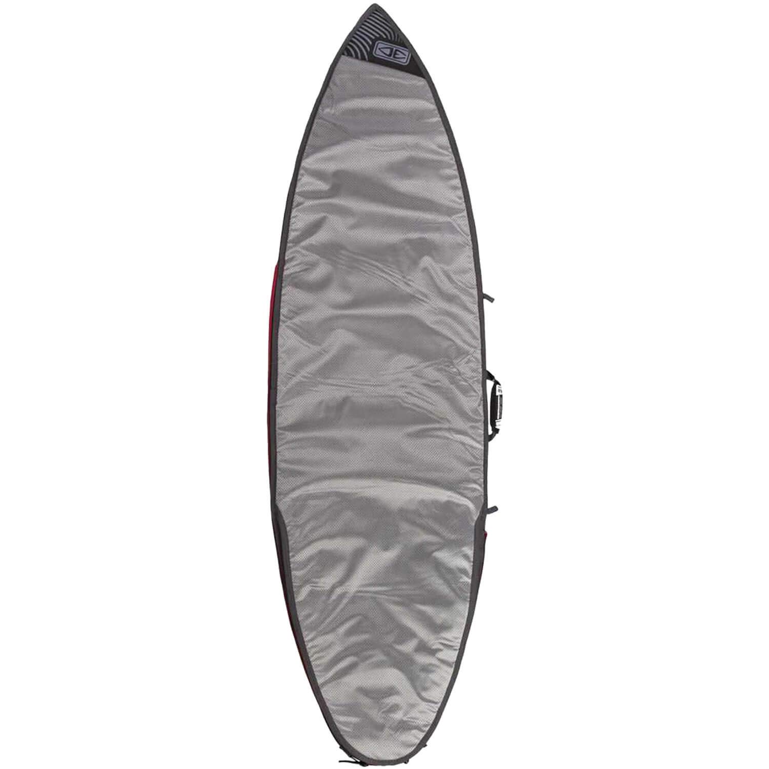 Ocean & Earth Aircon Black/Red Shortboard Board Bag - Fits 1 Board - 22.5