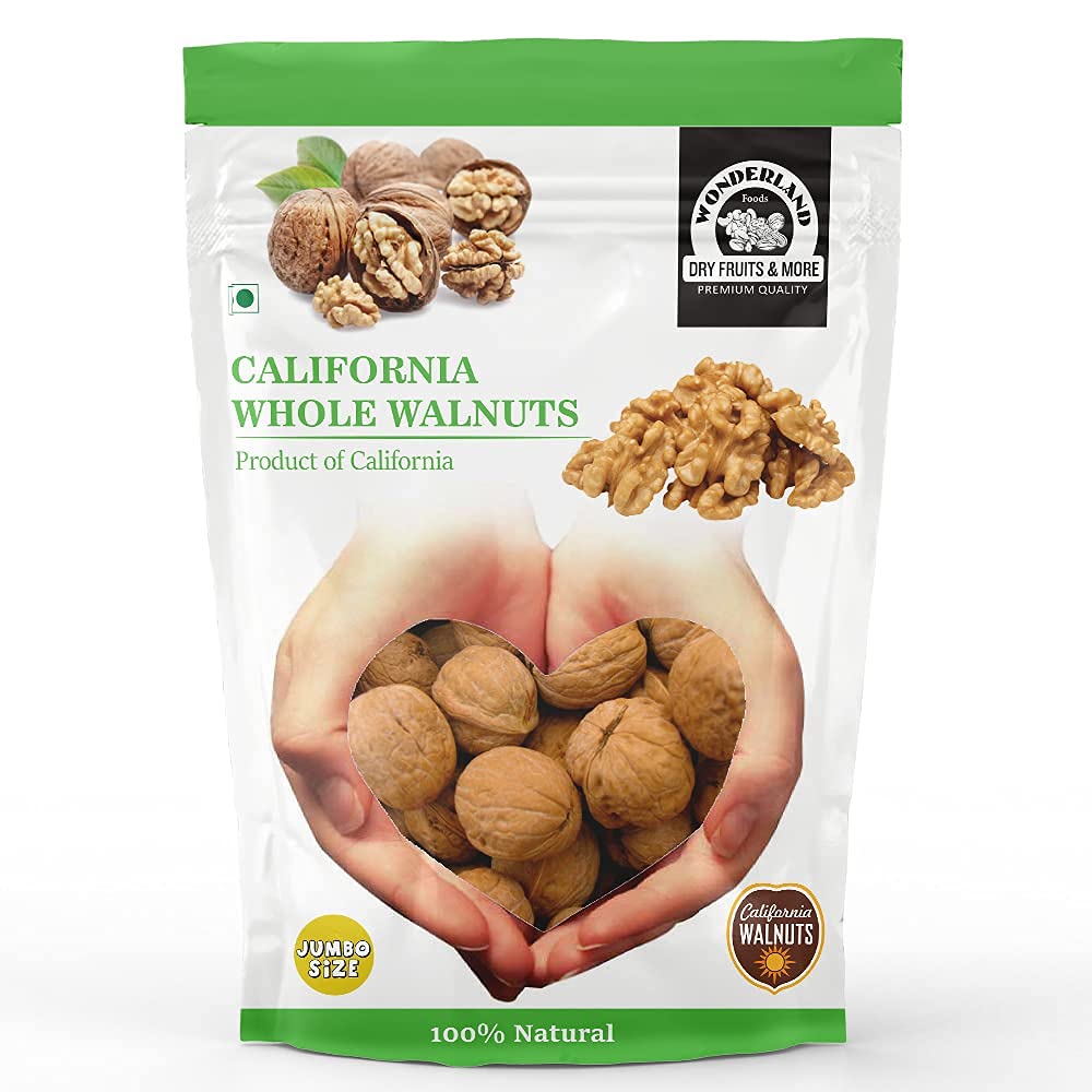 Buy Wonderland Foods (Device) 1 kg Akhrot with Shells Jumbo Size