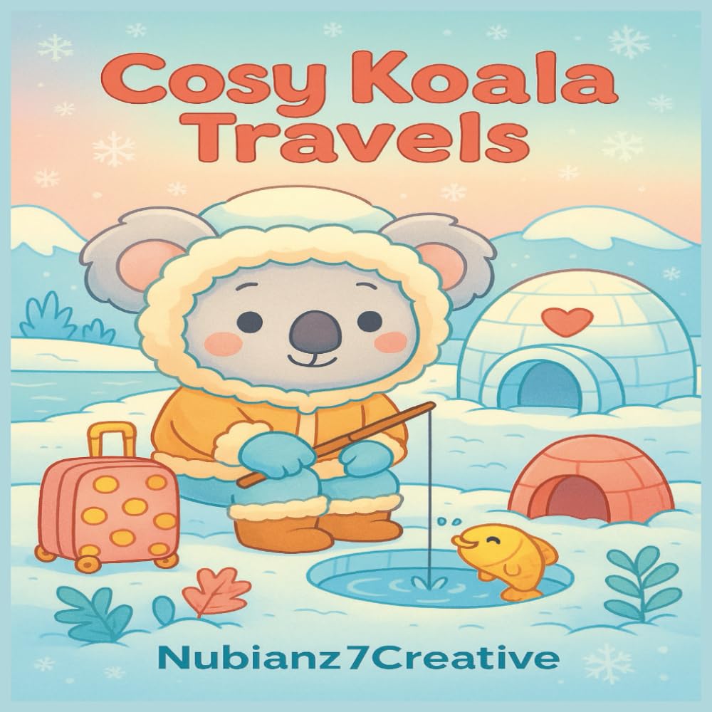 Cosy Koala Travels: Comfy Colouring Book | All Ages | Featuring super cute Animal pages
