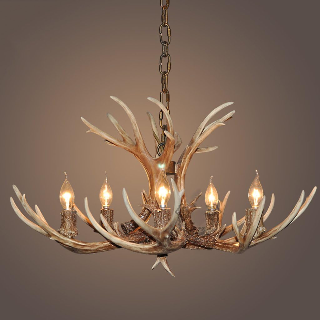 & Perfect - Antlers Chandelier American Clothing Store Living Room Restaurant Lighting bar Creative cafes Internet bar Lighting