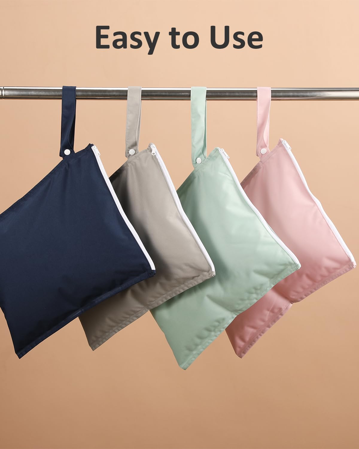 Bolsa de viaje impermeable para pañales de tela para bebé, traje de baño, piezas de bomba, piscina, ropa de gimnasio, artículos de tocador, correa para cochecito, guardería, almacenamiento de